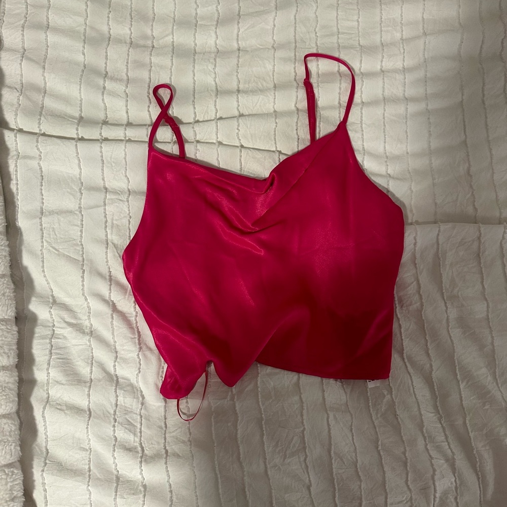 Silk Zara, pink top